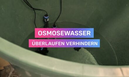 Osmosewasser Überlaufen verhindern: Sichere Automatisierung für Ihr Aquarium