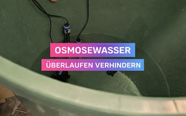 Osmosewasser Überlaufen verhindern: Sichere Automatisierung für Ihr Aquarium