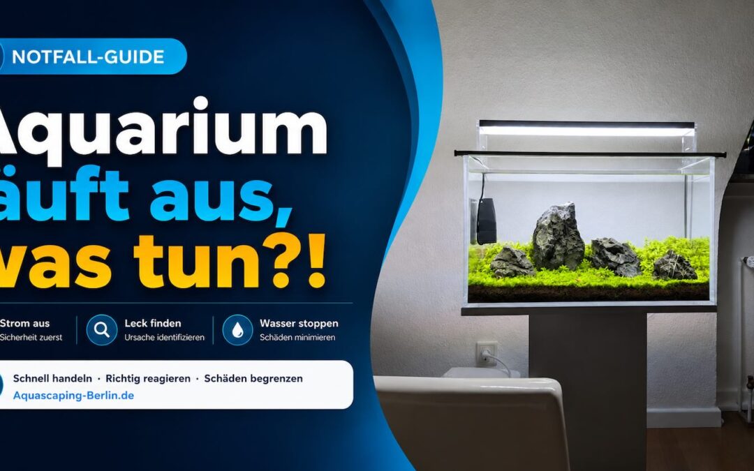 Aquarium läuft aus was tun