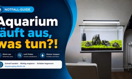 Aquarium läuft aus was tun